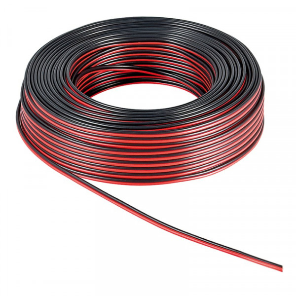 Luidsprekersnoer LSSN ICC ICC LSSN 2X1,0MM RD/ZW 765700
