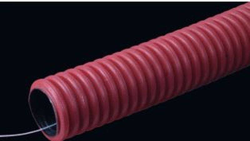 Kunststof geribde kabelbeschermslang Pipelife Flexibele buis