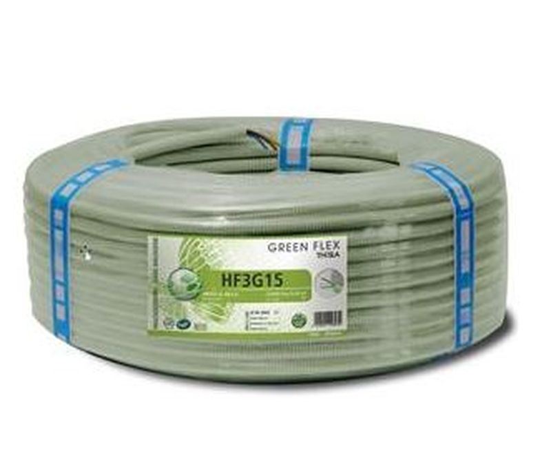 Kunststof installatiebuis, voorbedraad Green flex 3 x 1,5