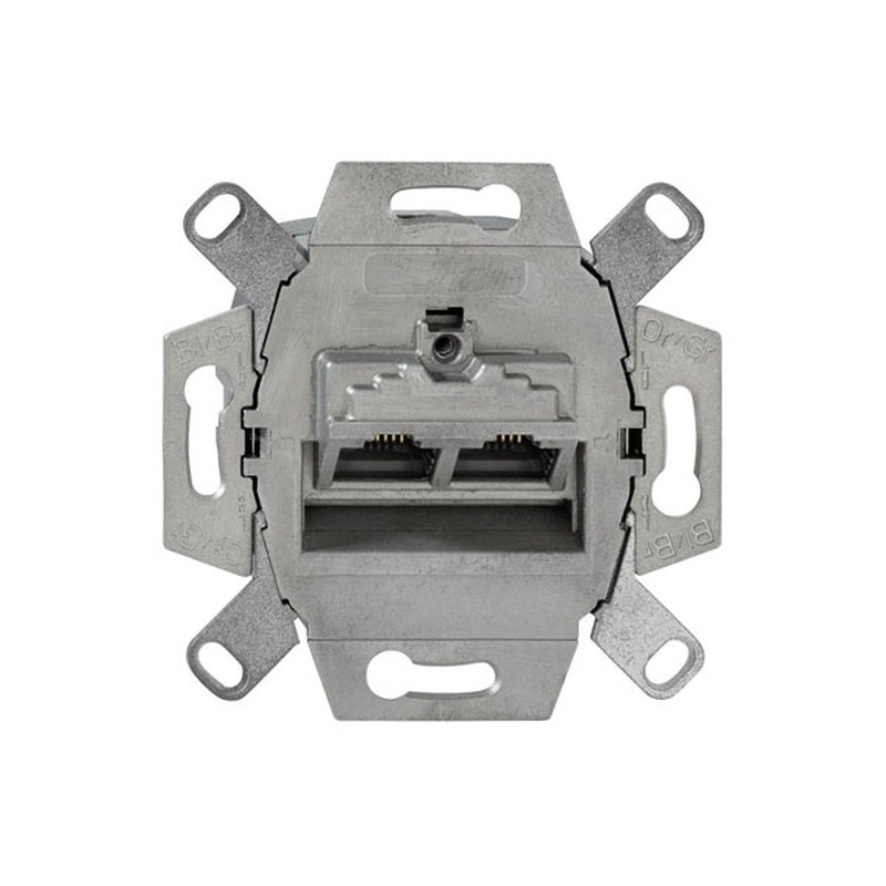 Datacom contactdoos (twisted pair) Data & Multimedia O.C.S. Office Cabling Systems 138104070 DATACONTACTD 2V RJ45 CAT6 138104070
