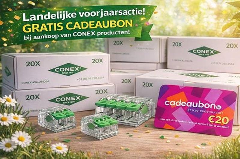 Conex ACTIE HERSTB LASKL + GRATIS CADEAUBON T.W.V. ?20,00 CH 9013