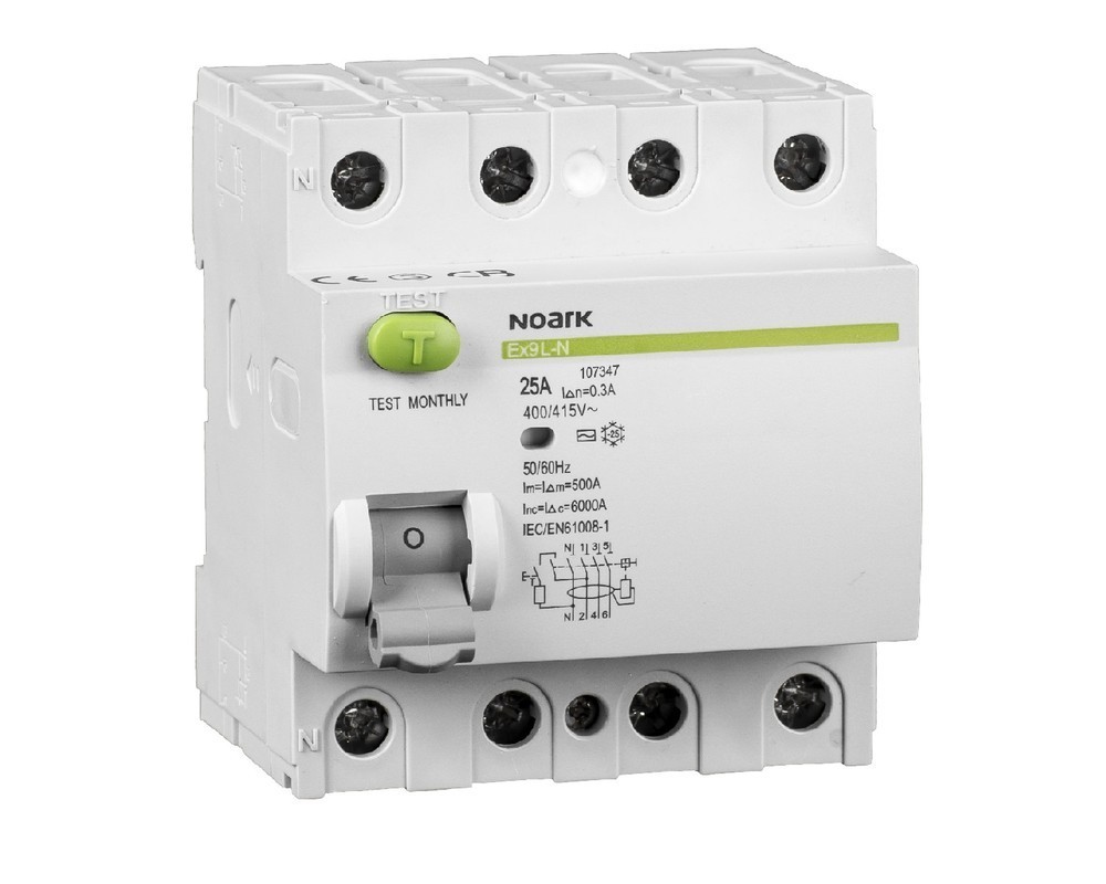 Noark NOARK RCCB EX9L-N ALS 4P 40A 30MA 108362