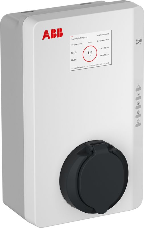 Oplaadpunt elektrisch voertuig ABB EV Charging Terra AC W7-T-RD-MC-0