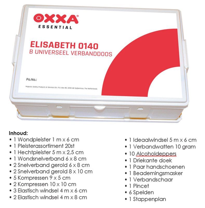 Verbandtrommel Elisabeth Oxxa OXXA ELISABETH 0140 B VERBANDDOOS 81014000
