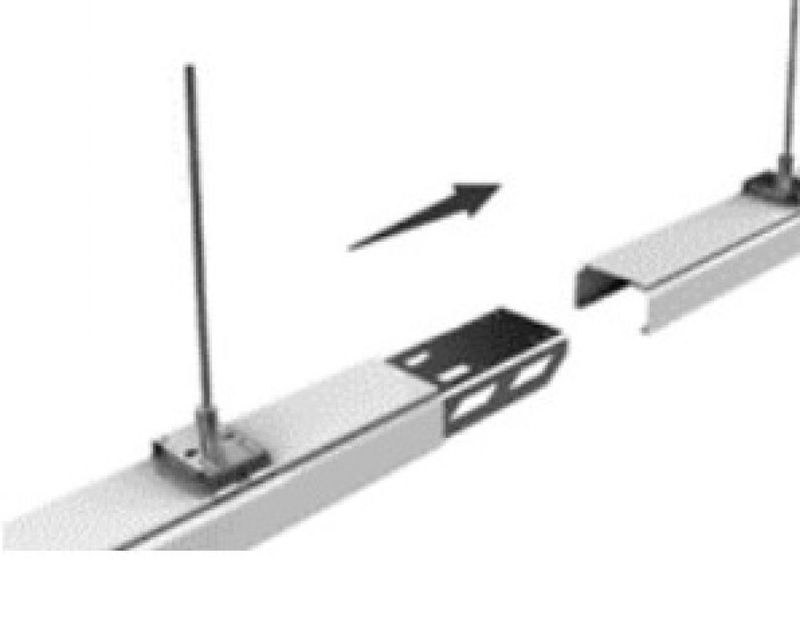 Draagprofiel lichtlijnsysteem ALP 1BU 7-Polig 1437MM
