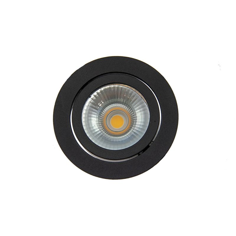 Plafond-/wandarmatuur  Sumolux PLANA 5W 3CCT 450LM TRIAC ZWART 8721082417433